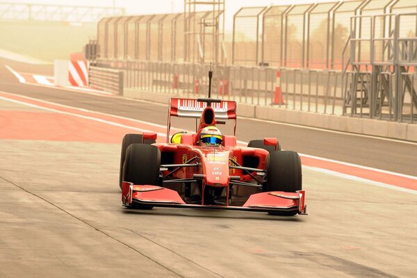 Bahrain International Circuit and the Lone Racer