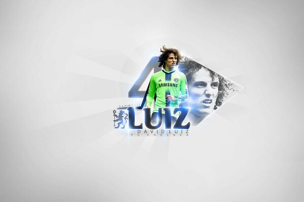 Chelsea player David Luiz.