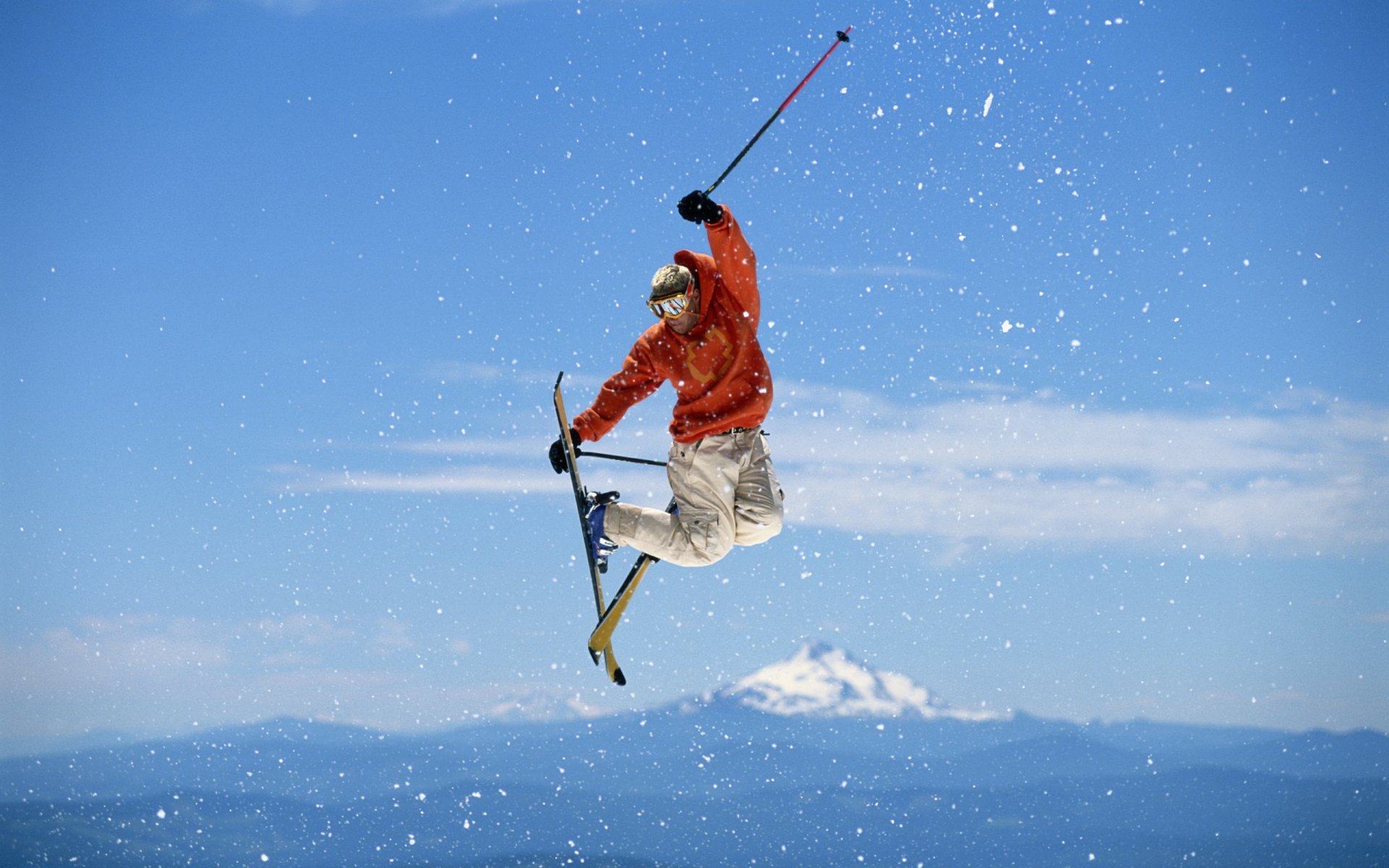 ski freestyle saut ciel