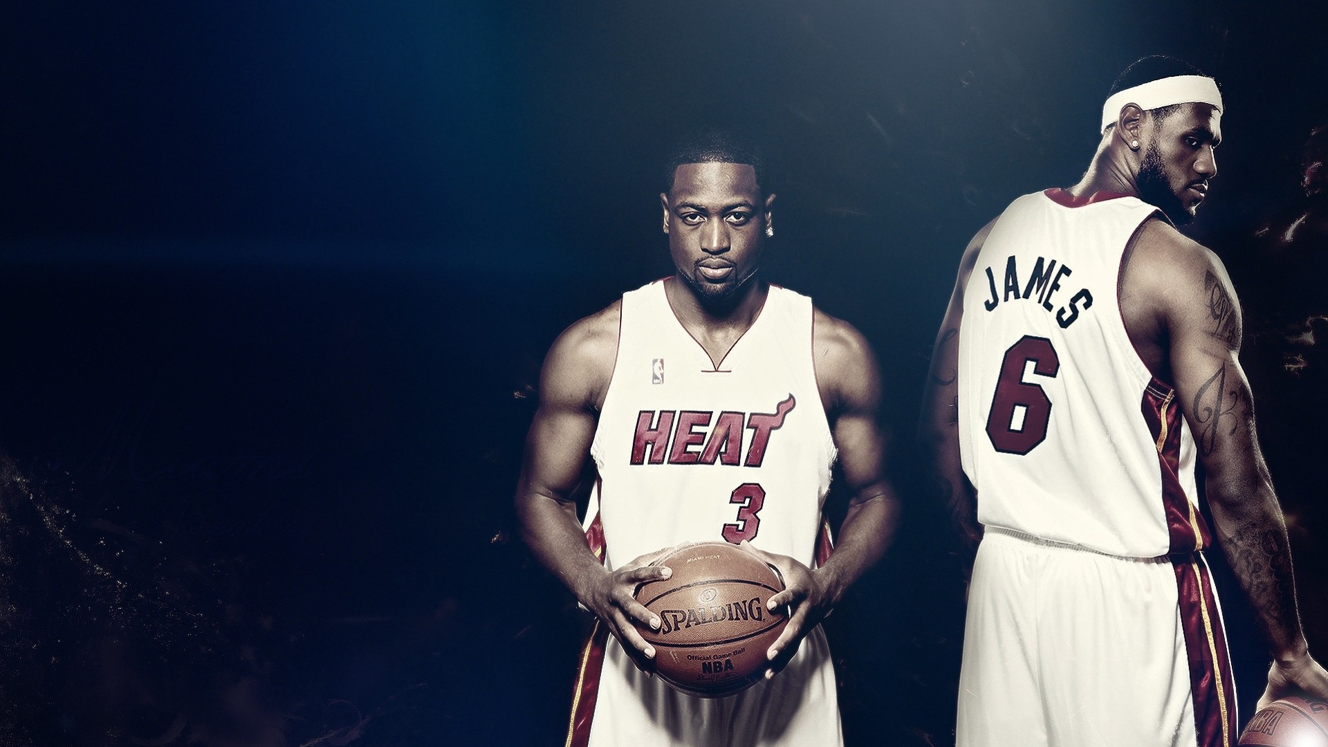 palding lebron james basketball nba dwyane wade