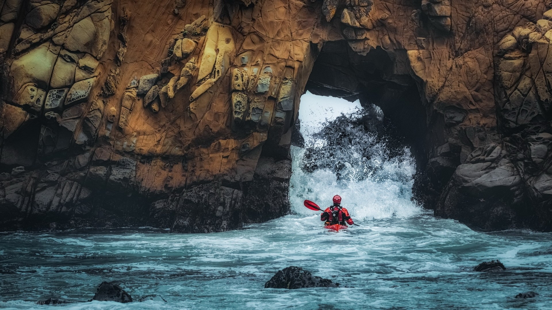 deportes rocas barco