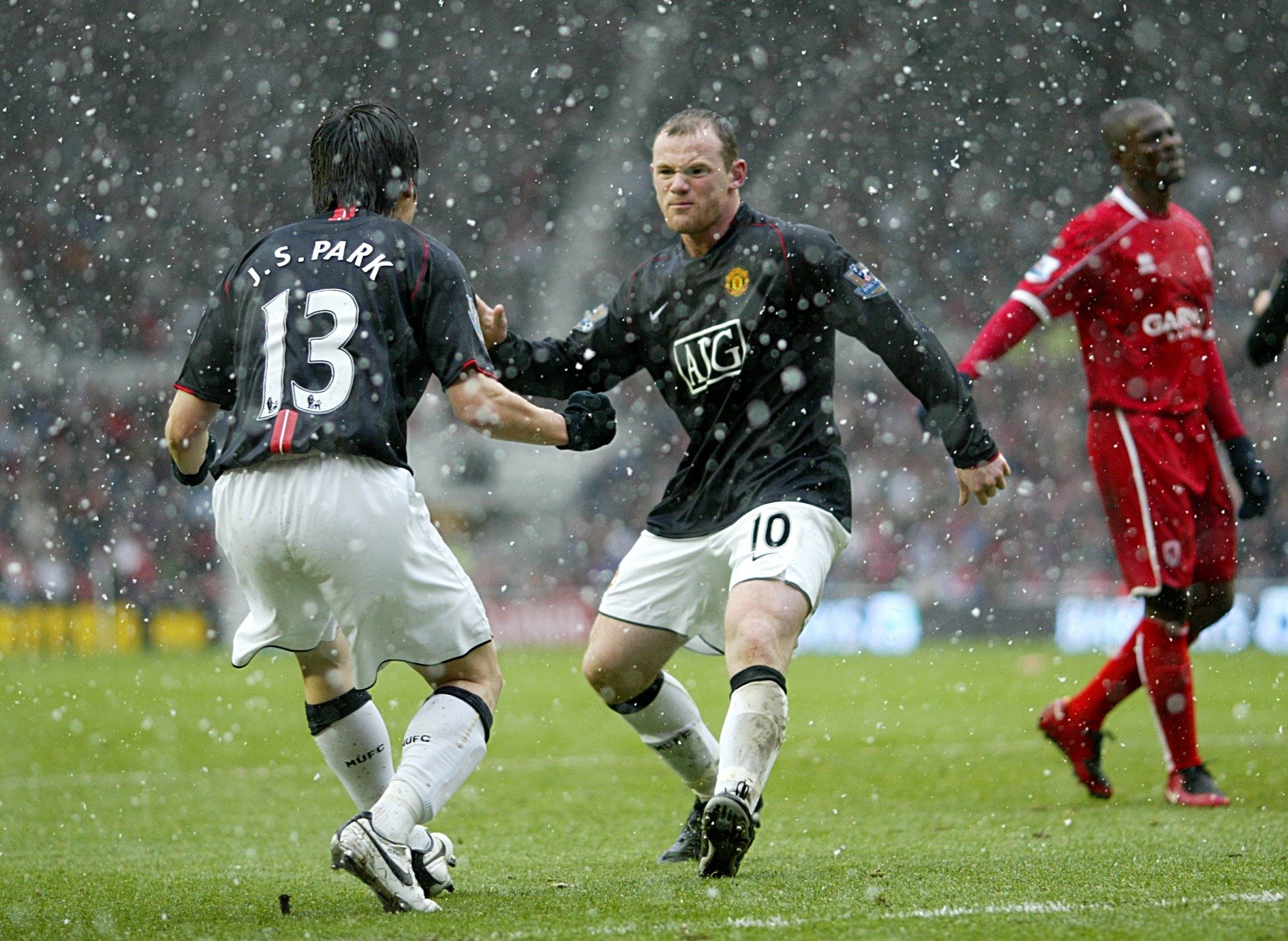 fútbol moo wayne rooney park ji sung alegría