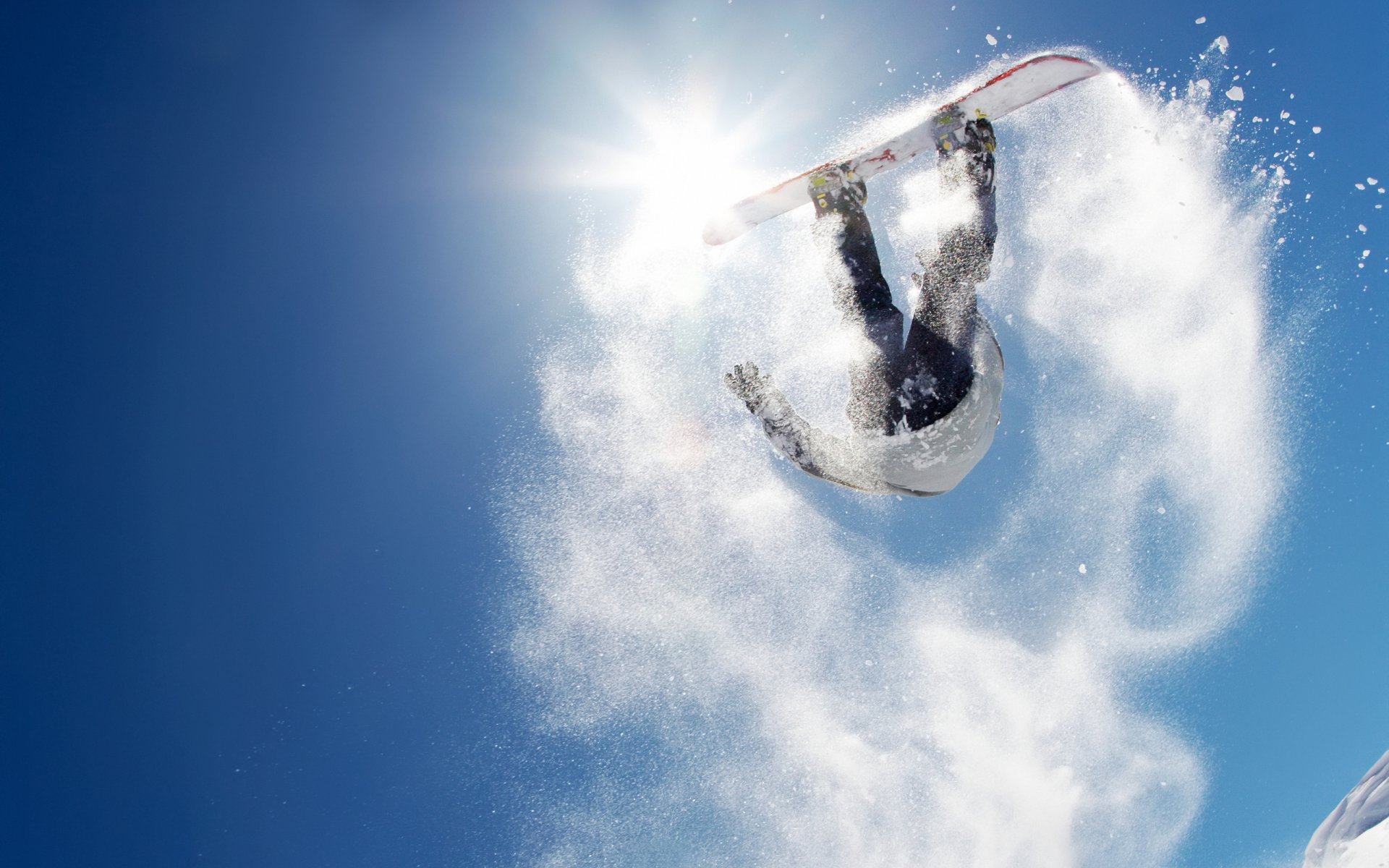 snowboard berge schnee sprung sonne