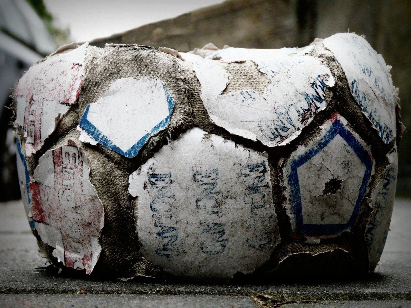 ballon football vieux