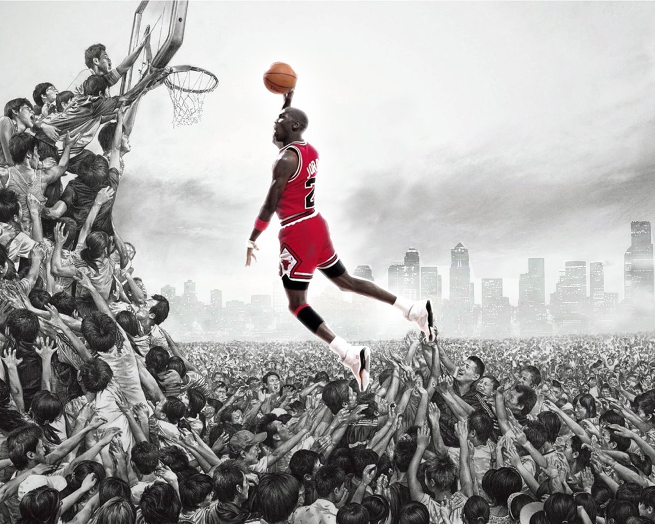 koszykówka piłka michael jordan