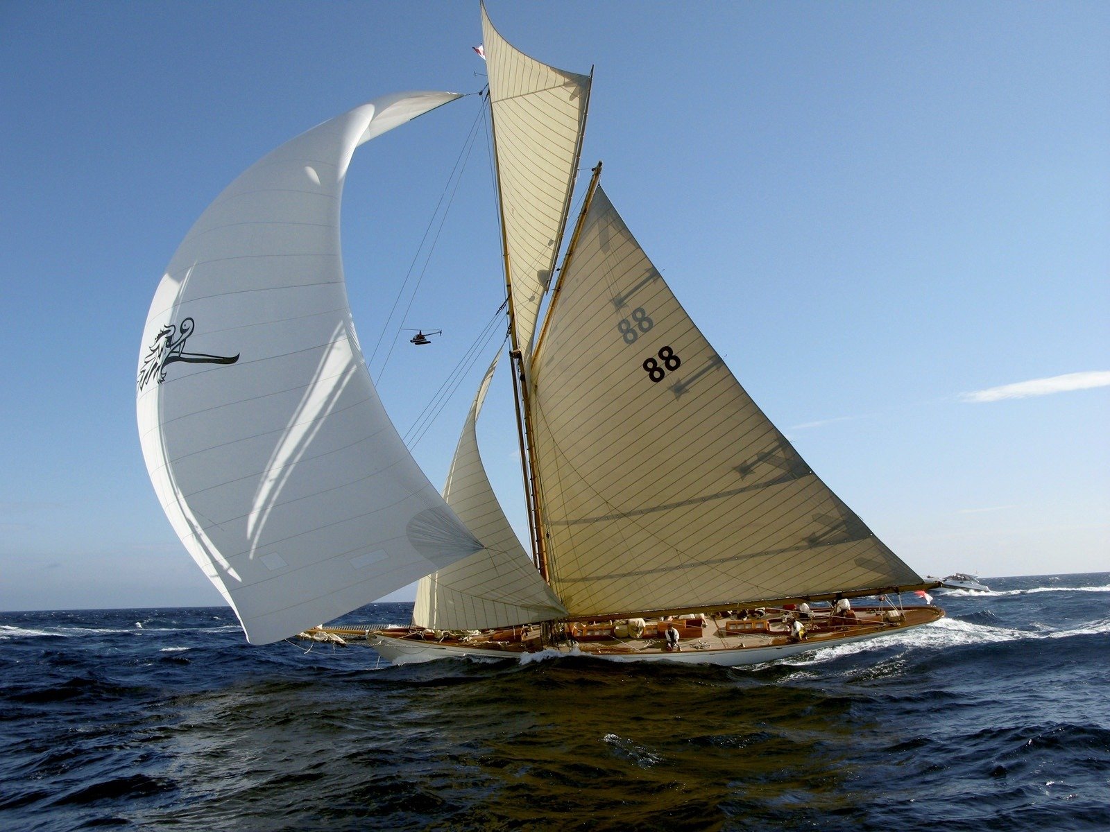 yacht voile vent primauté excitation