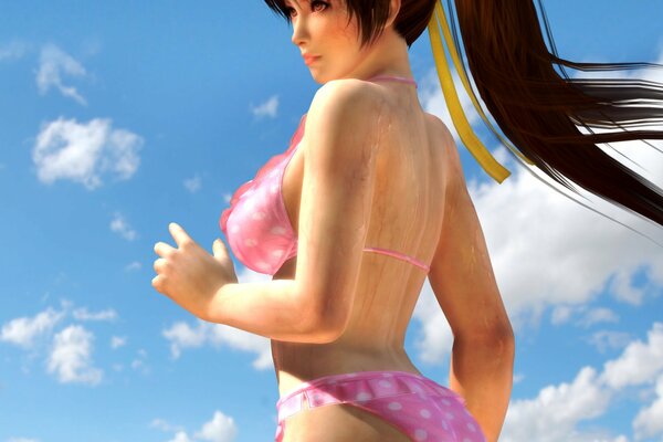 Kasumi sexy en traje de baño de Dead or alive 5