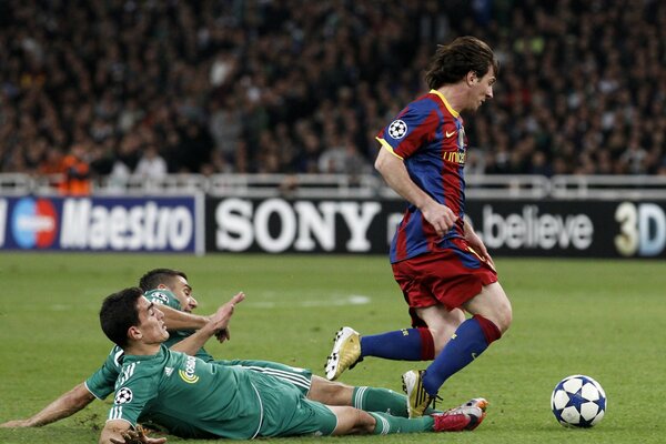 Match de football avec Lionel Messi à Barcelone