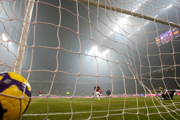 Torschütze beim Fußball