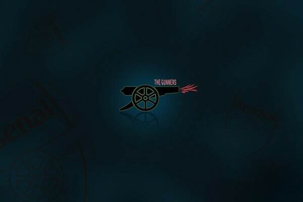 Immagine della pistola. Emblema Dell Arsenal Football Club