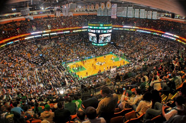 People love basketball and the Boston Celtics in the garden