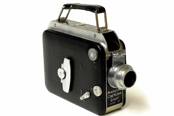 Movie camera Magazine black with handle