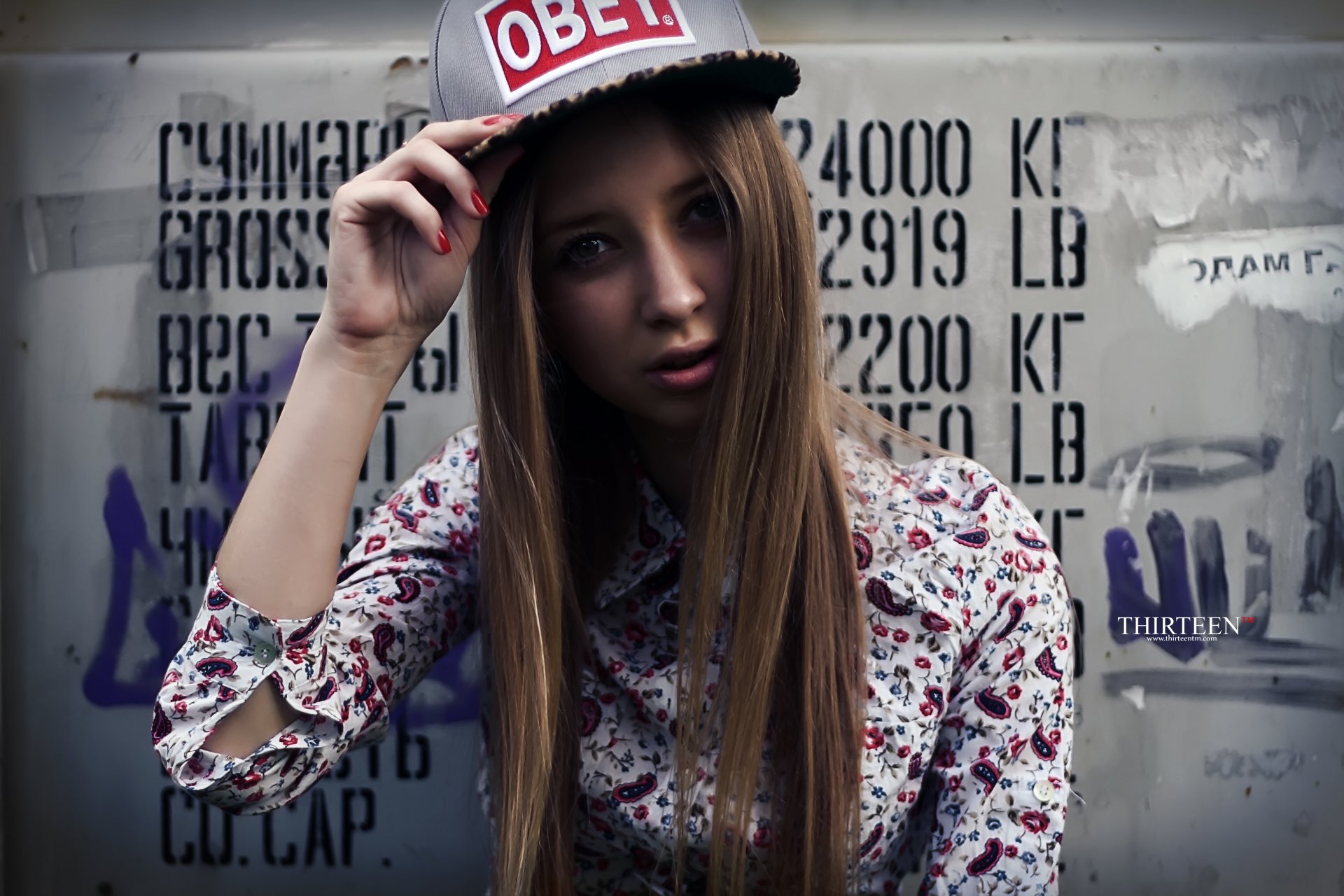 thirteen photos photographer girl cap obey