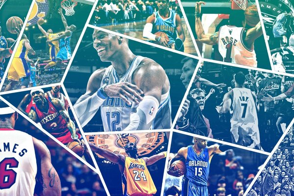 Images avec des joueurs de la NBA