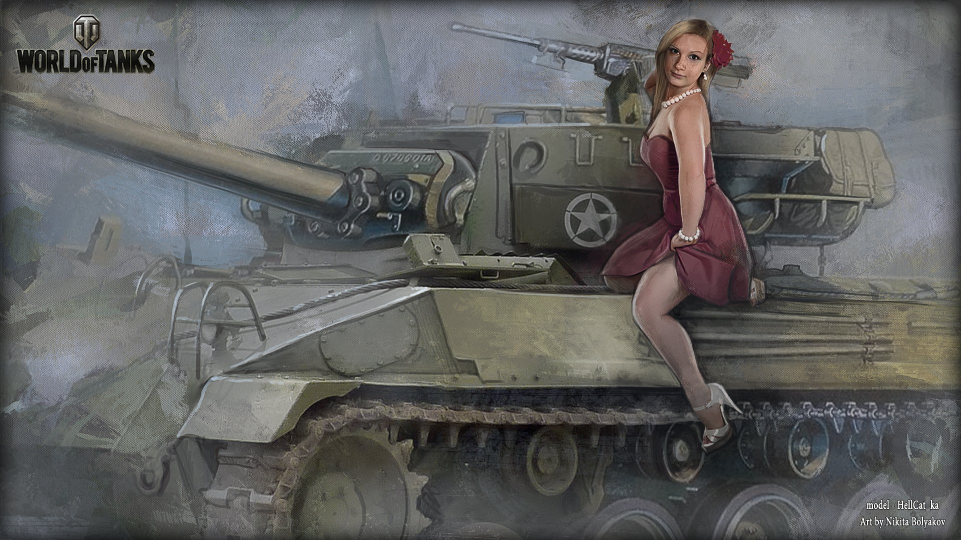 nikita bolyakov wot il mondo dei carri armati wargaming.net bigworld serbatoi serbatoio serbatoi ragazza perline