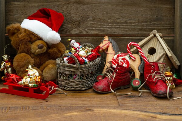 Preparando regalos para el año nuevo