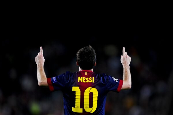 Joueur de football argentin Messi