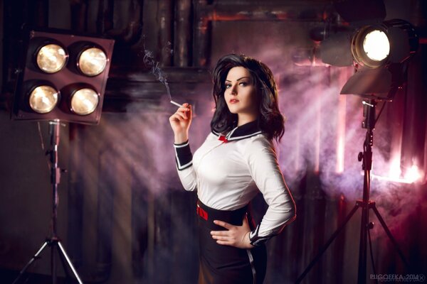 Cosplay sur la fille de Bioshock Infinite