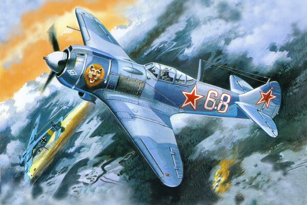 Aerial combat of Soviet aircraft