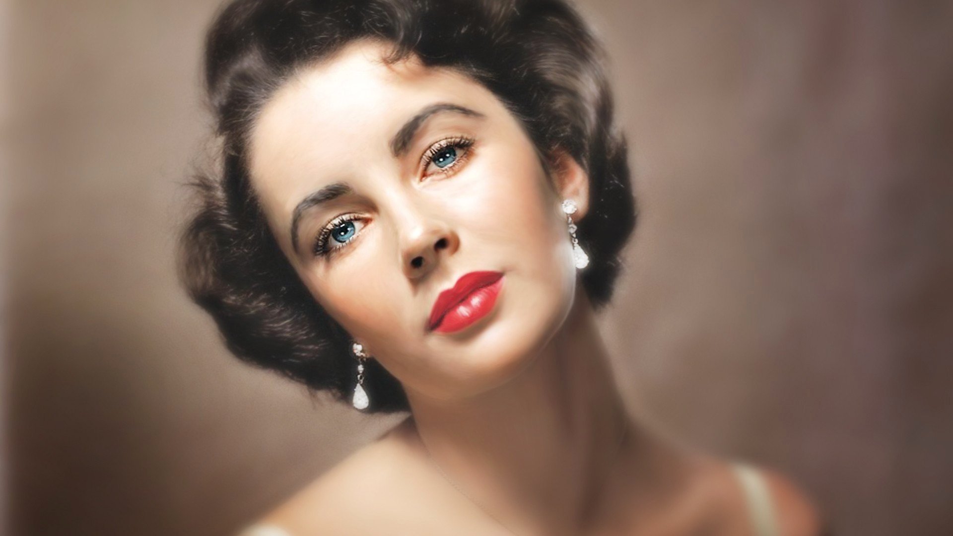 elizabeth taylor figura cara mirada ojos labios actriz