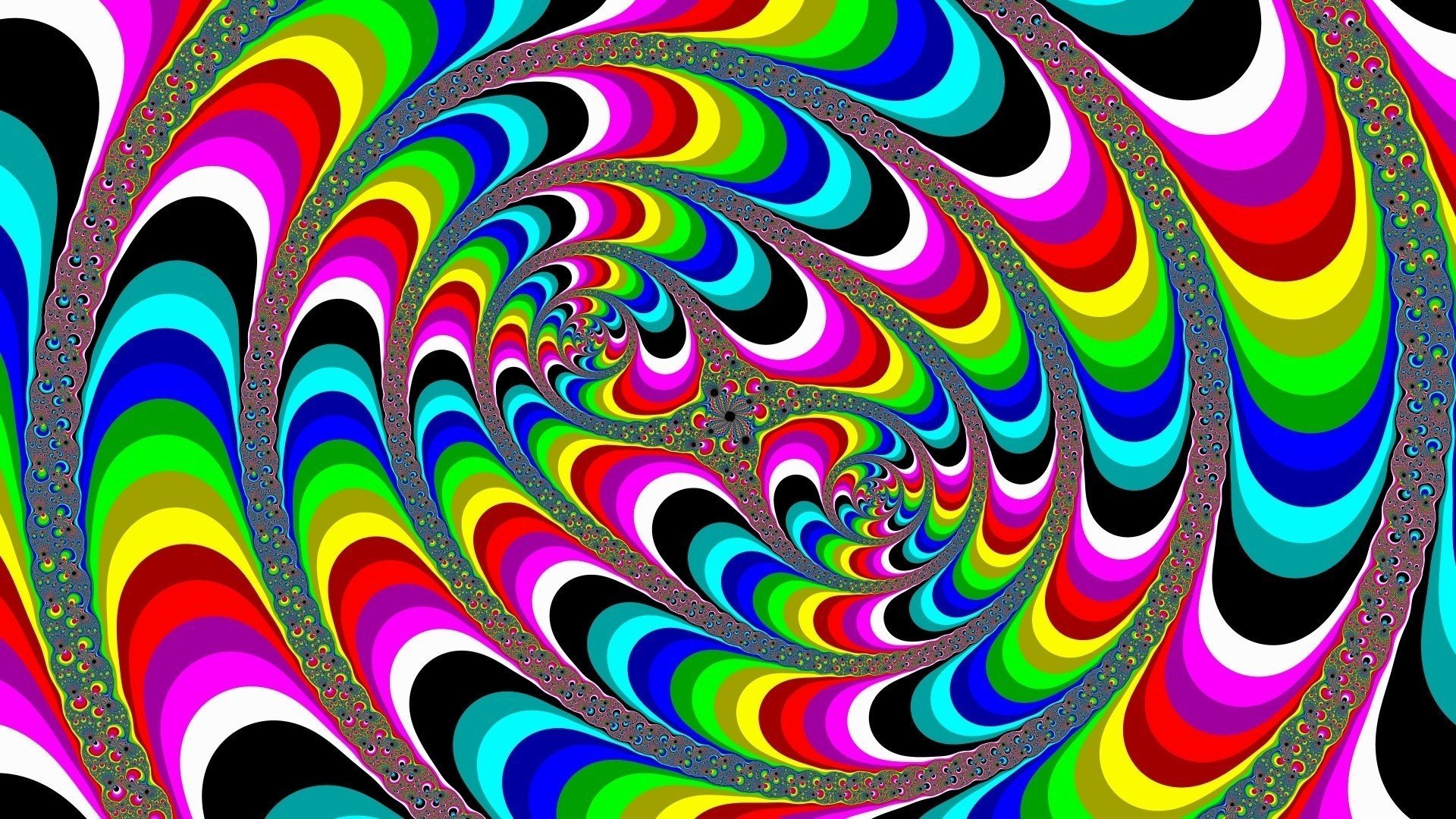 abstraction lignes hallucination couleurs illusion