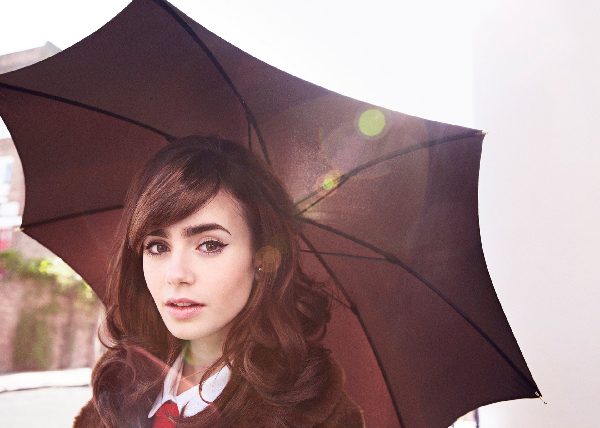 lily collins attrice glamour