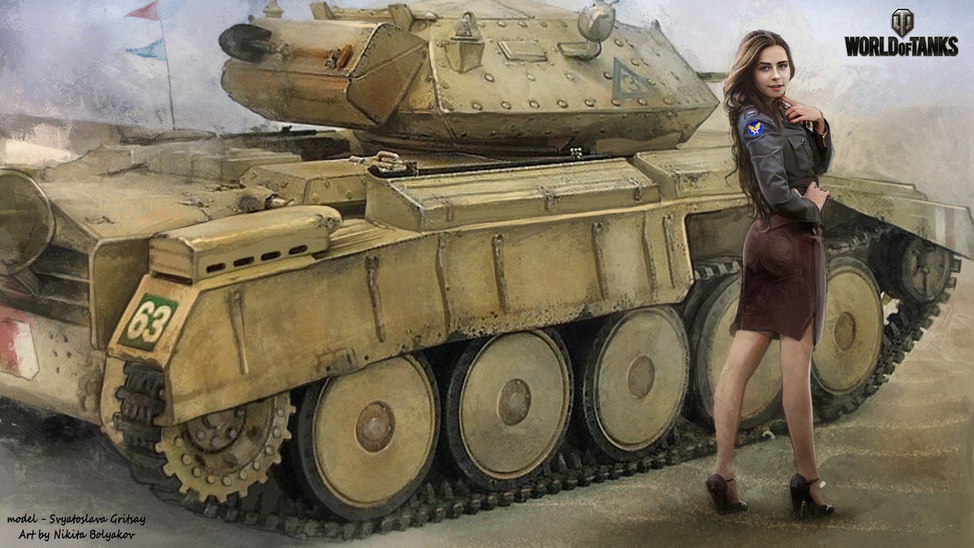 nikita bolyakov wot world of tanks wargaming.net bigworld tanks tank tanks girl psaltery