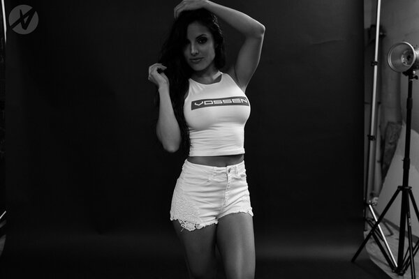 Model estefania seranno at the CB photo shoot