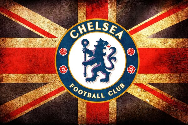 Chelsea-Team-Fußballflagge