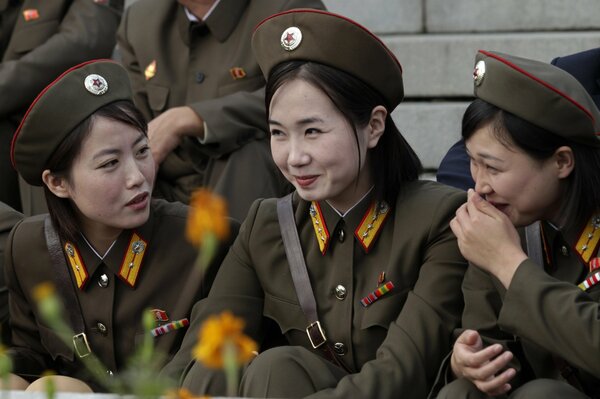 Chicas militares de Corea del Norte