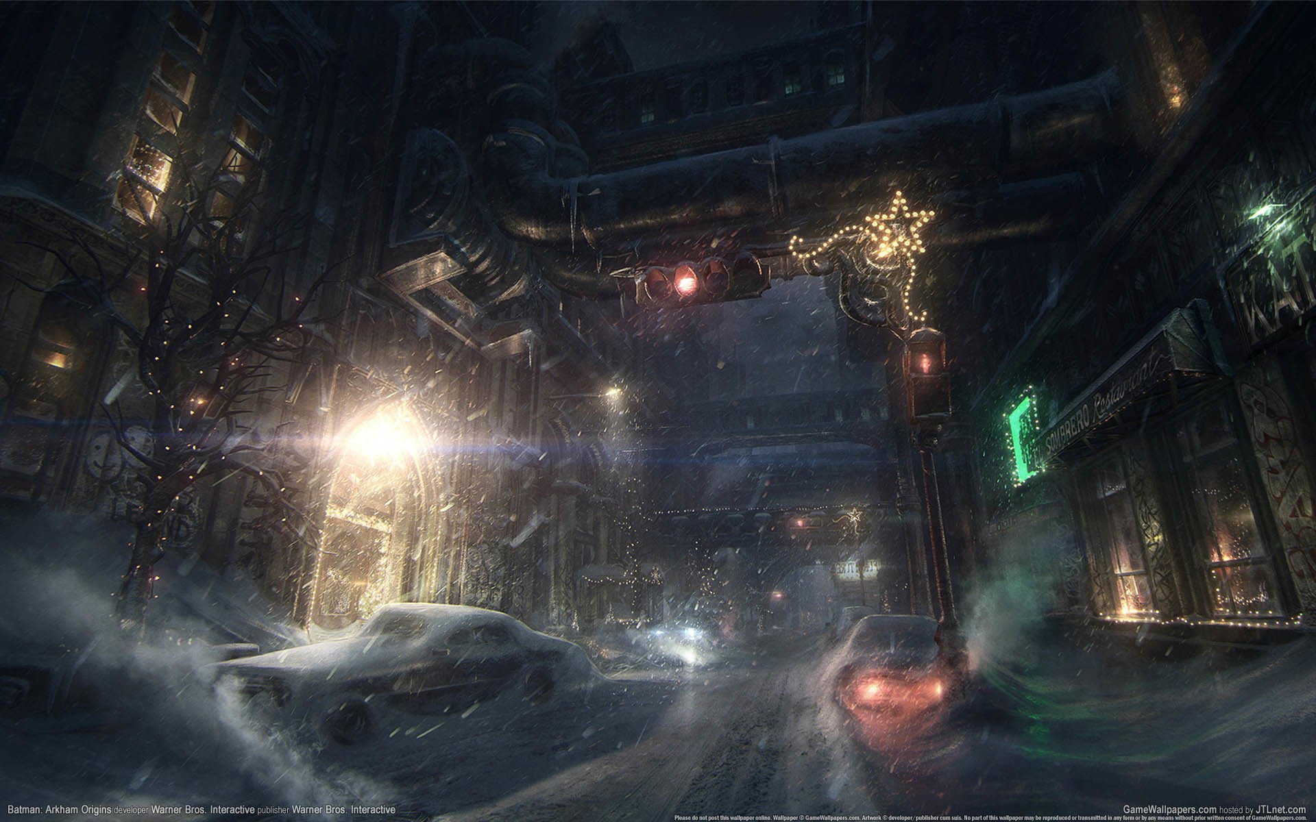 neve game wallpapers gioco batman macchine città batman arkham origin