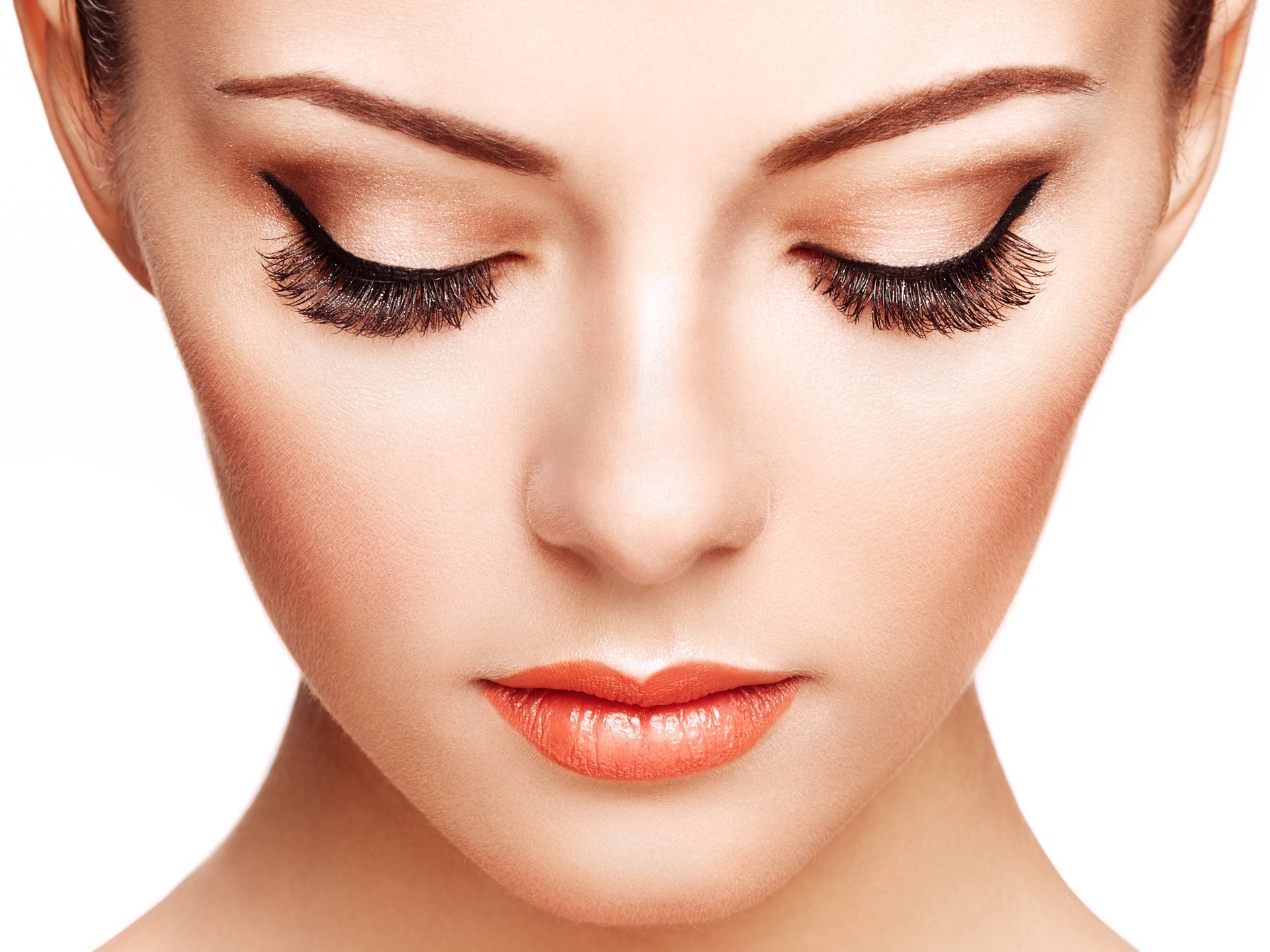 girl face eyelash close up style fashion glamour