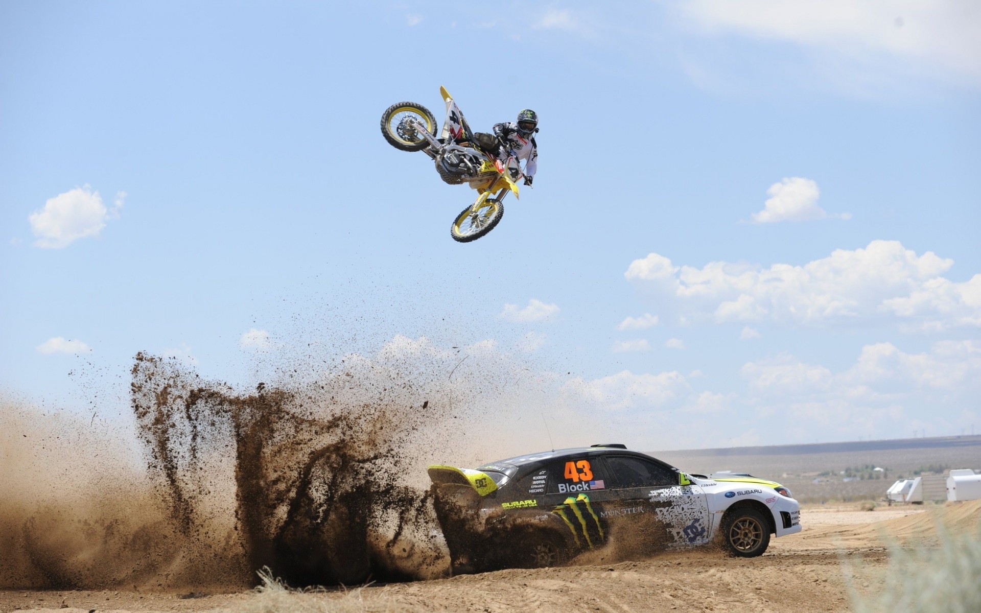 motocykl sport off-road subaru konkurs