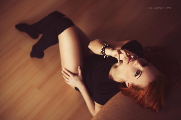 Photoshoot Rousse fille