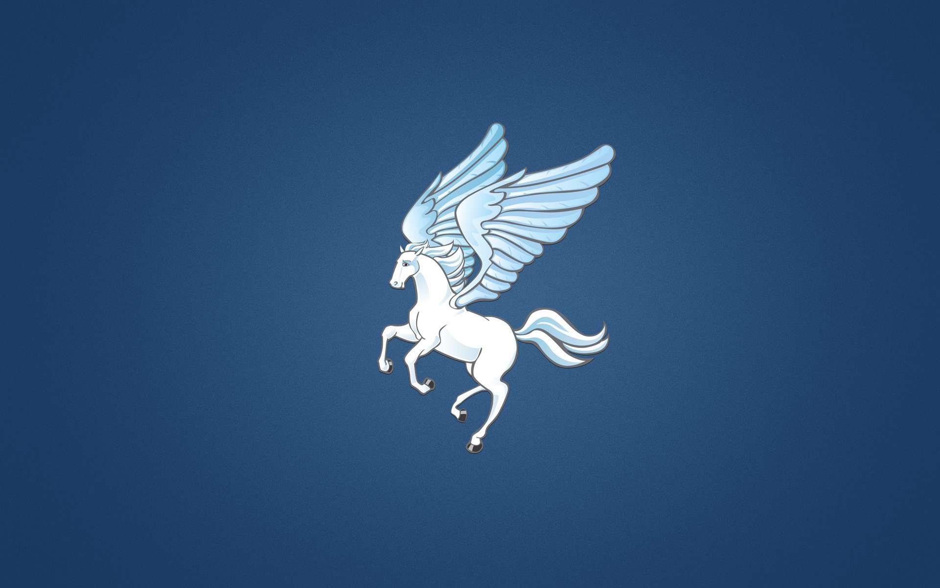 pegasus caballo fondo azul pegaso blanco alas