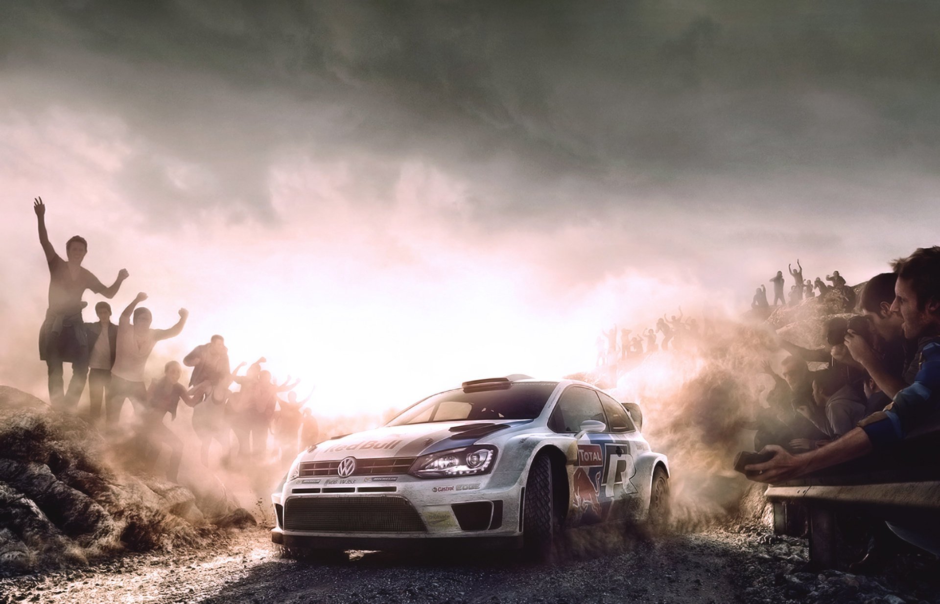 red bull белый rally авто машина volkswagen спорт ралли polo wrc