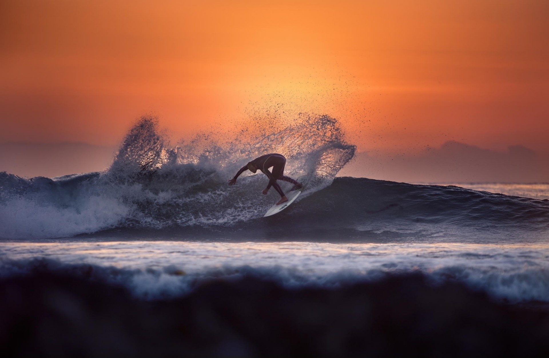 ports california man surfing