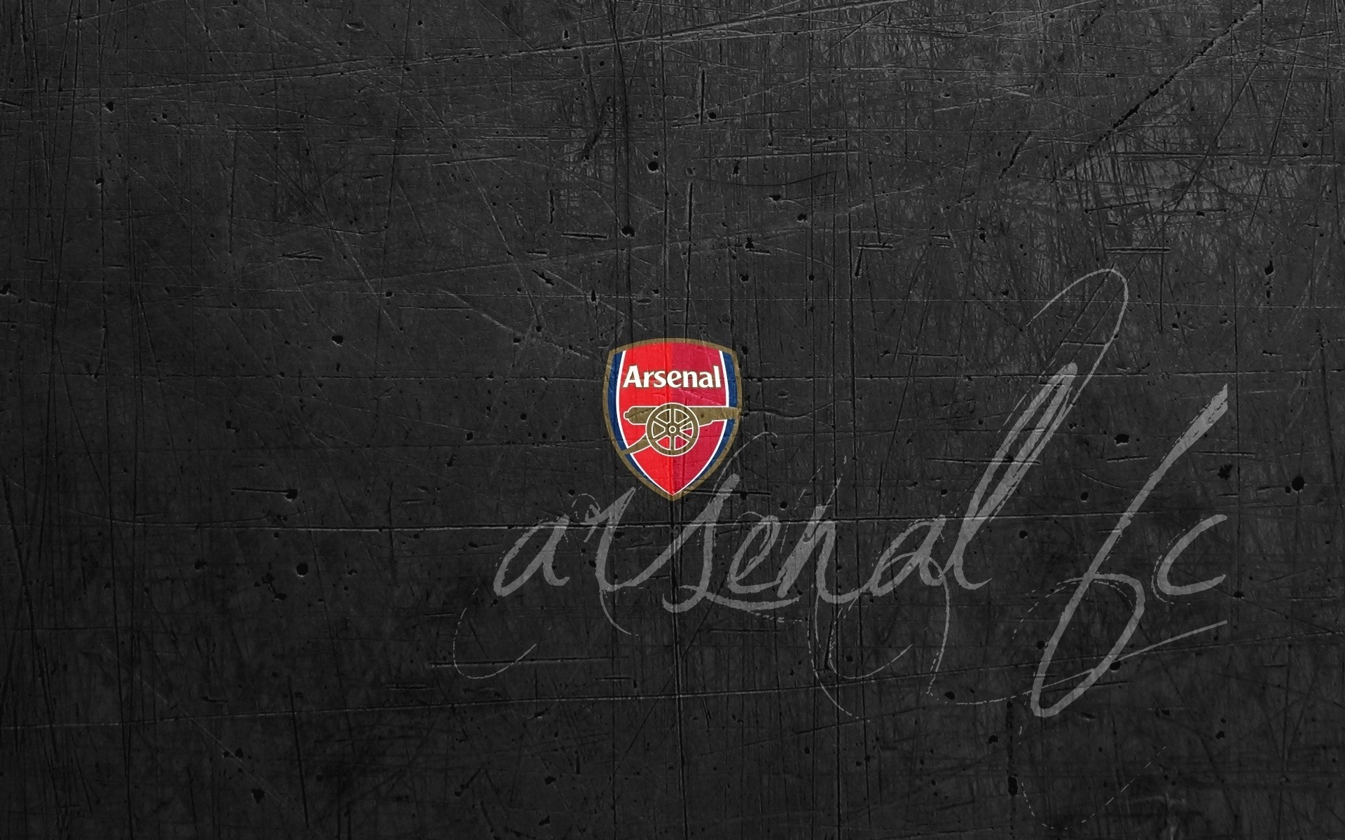 squadra di calcio emblema arsenal londra arsenal gunners gunners sfondo iscrizione