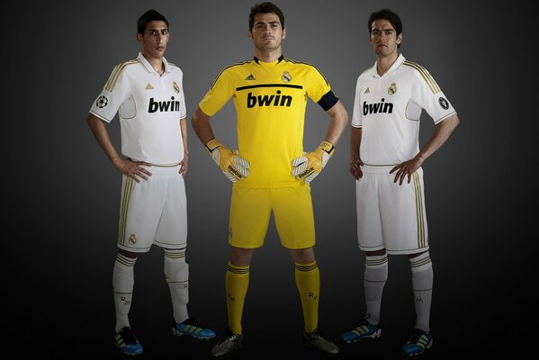 Tre giocatori del Real Madrid Football Club