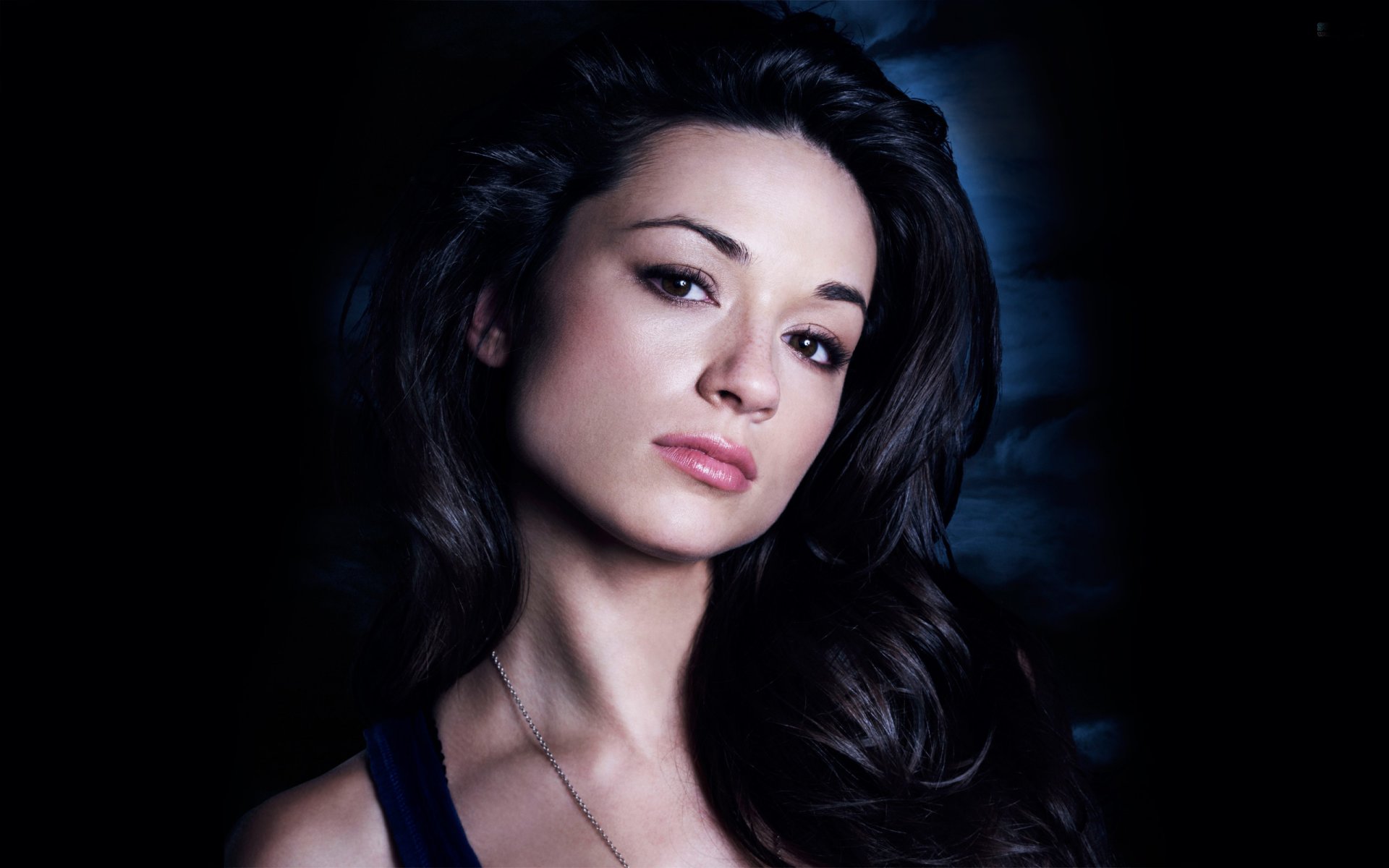 crystal reed aktorka brunetka