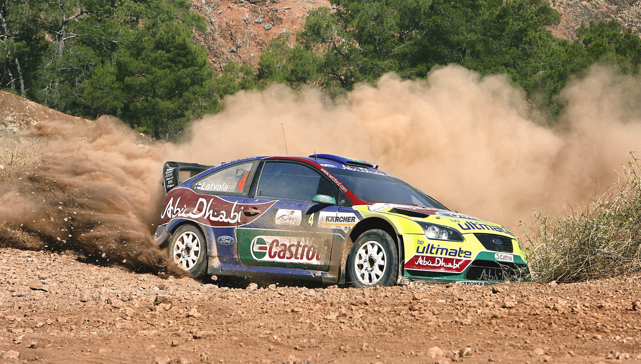 ford 4 focus auto rally wrc gara auto sport in movimento