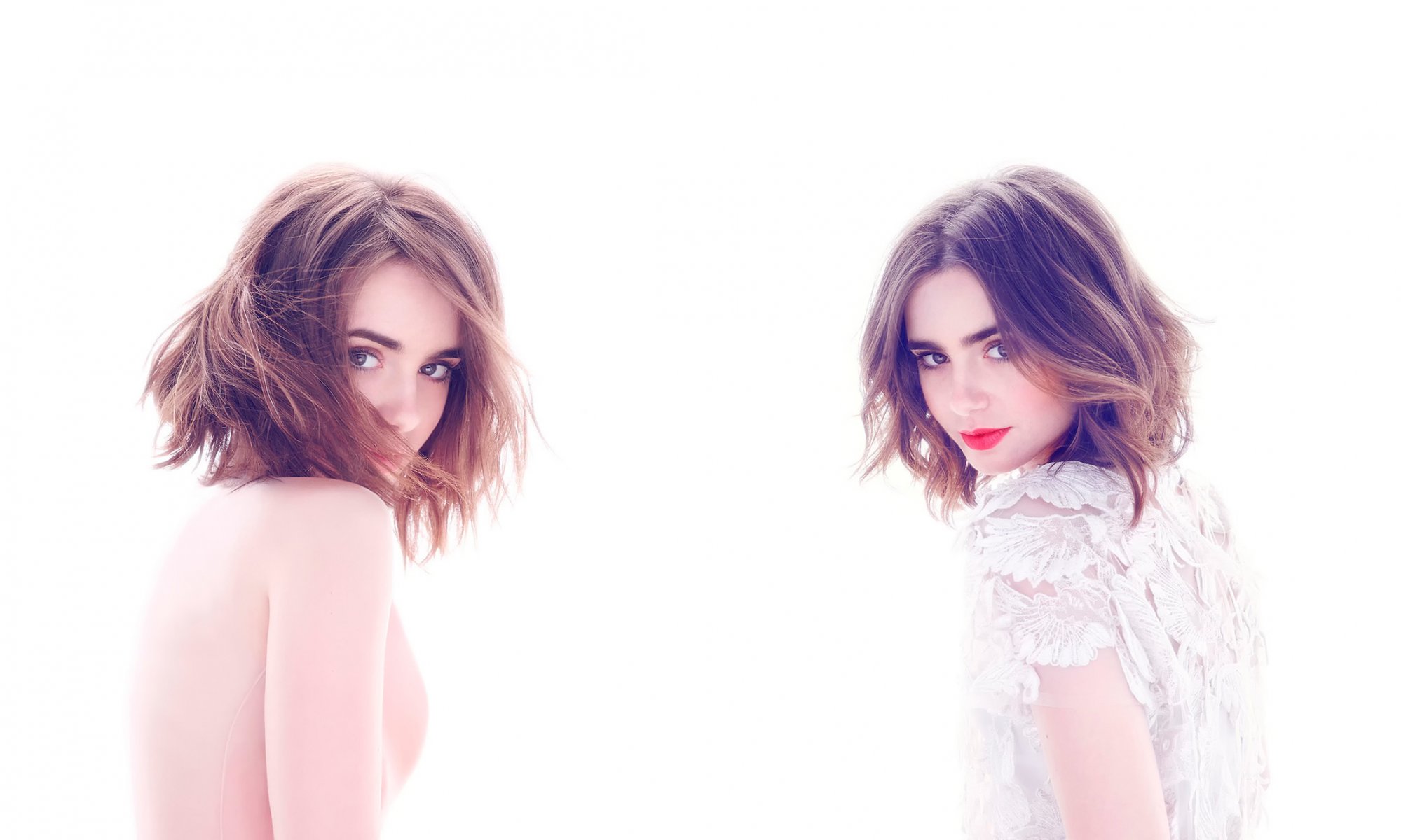 lily collins servizio fotografico yo dona giugno 2014