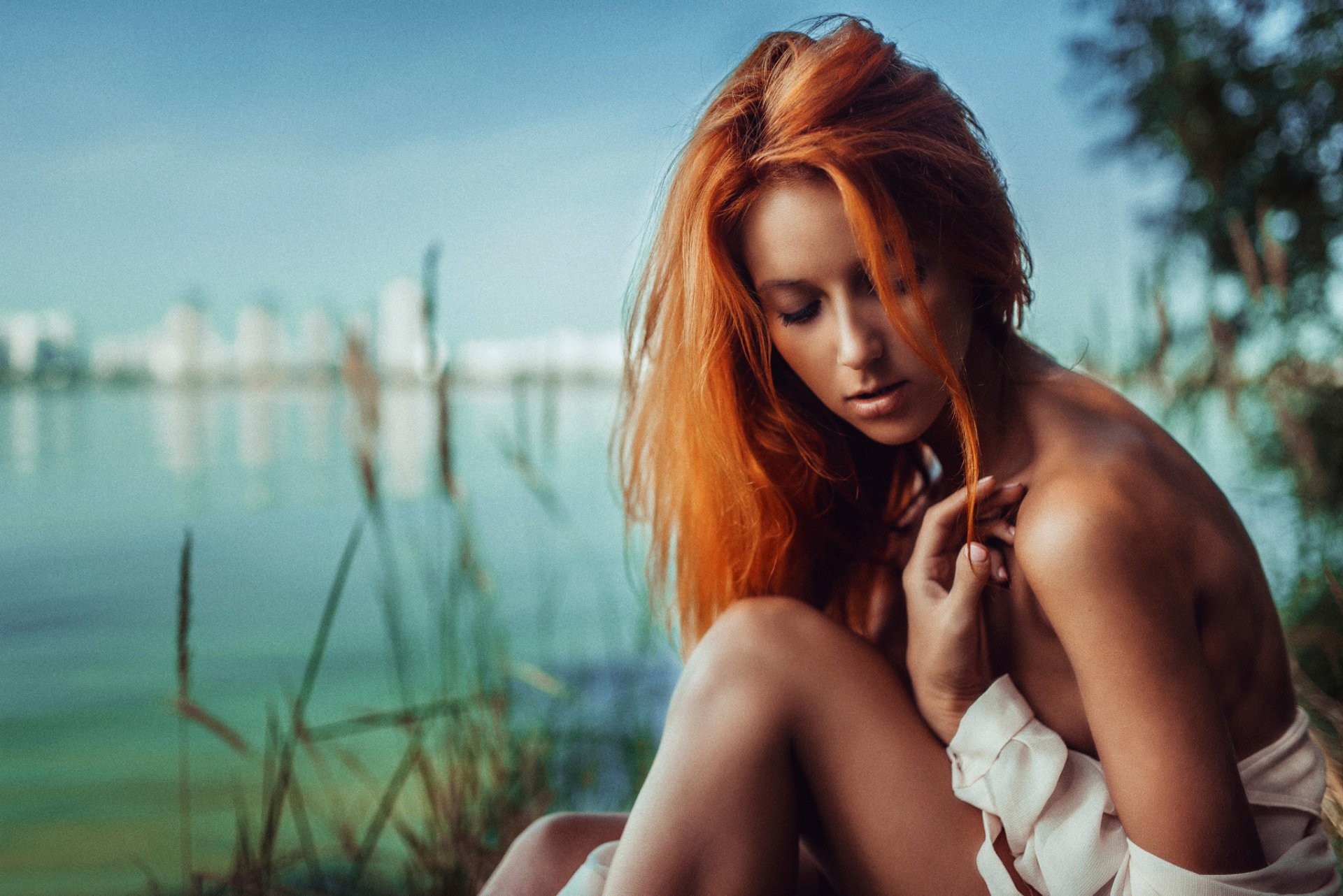 rousse portrait nature sur la rive georgi chernyadyev