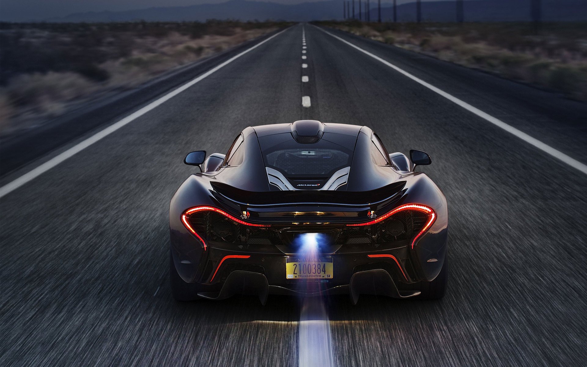 mclaren p1 autobahn supersportwagen auto 2014