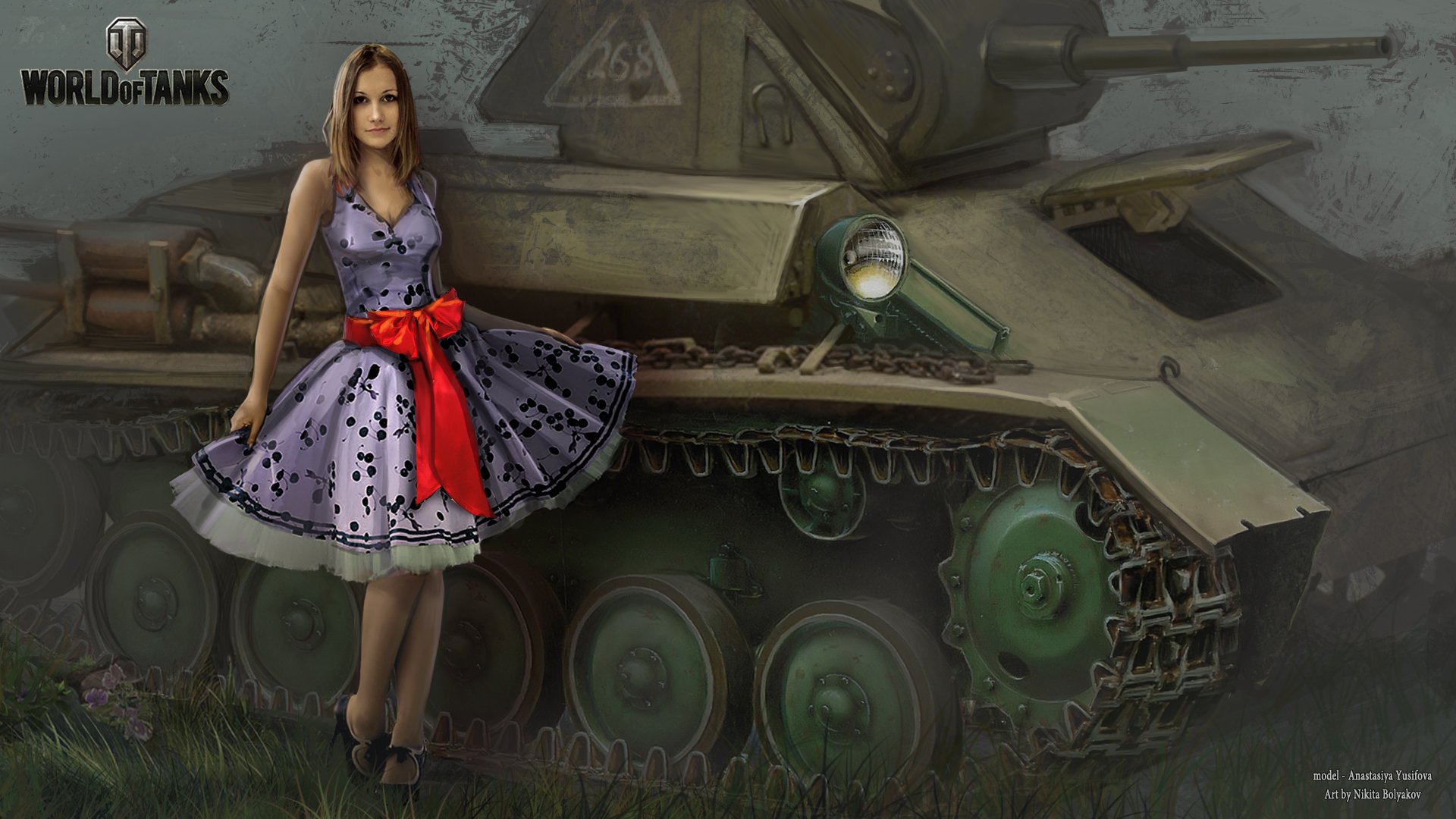 nikita bolyakov wot welt der panzer wargaming.net bigworld tanks tank tanks mädchen trucks scheinwerfer