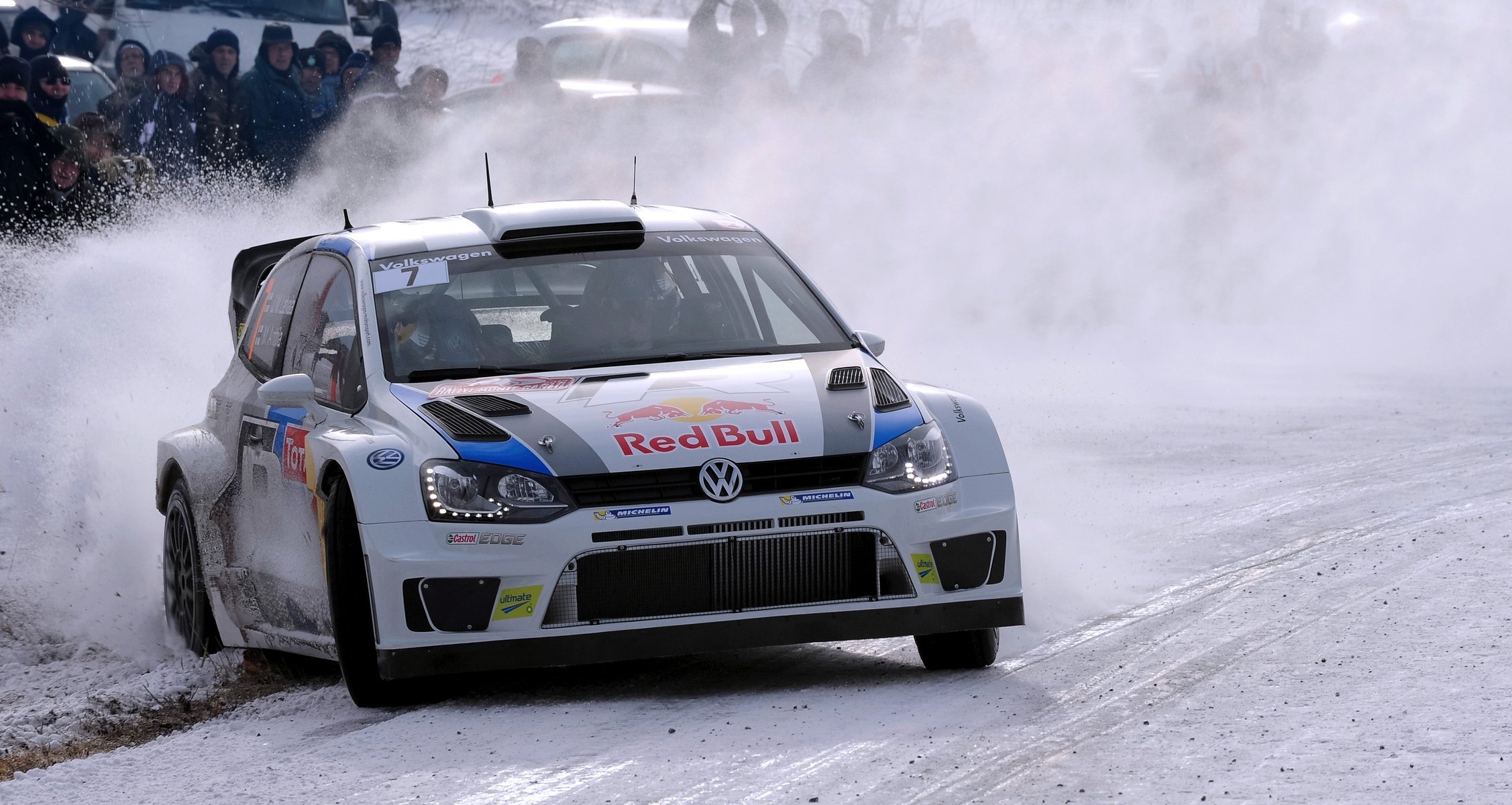 wrc спорт red bull белый машина volkswagen ралли авто rally polo