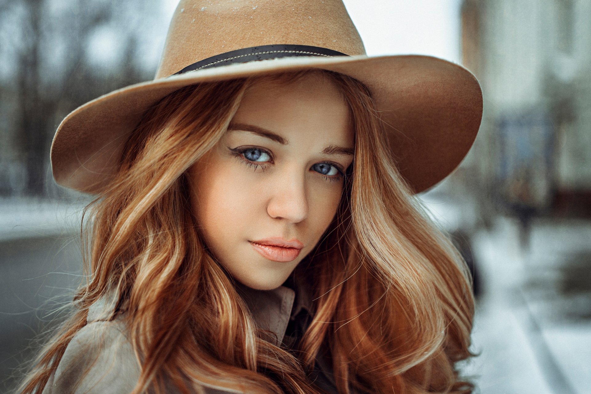 dame au chapeau portrait chapeau george chernyadyev