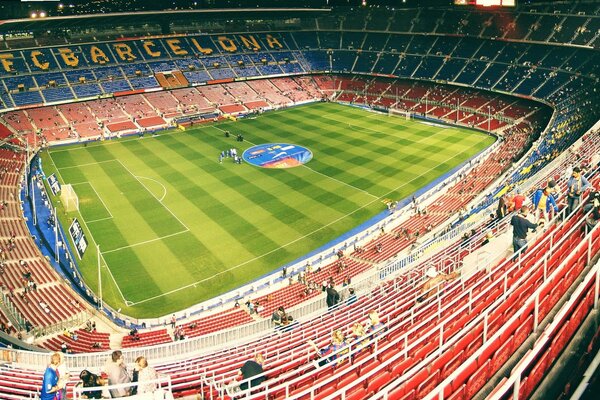 Football stadium of FC Barcelona