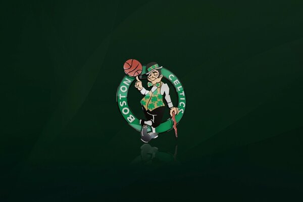 Grünes Emblem der Boston Celtics