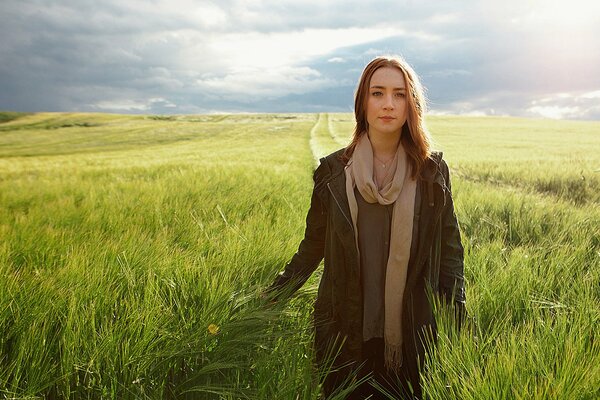 Irlandia. Saoirse Ronan w polu